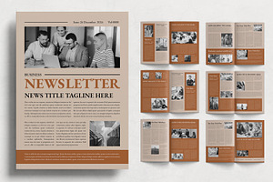 Business News Letter Template, a Stationery Template by ContestDesign