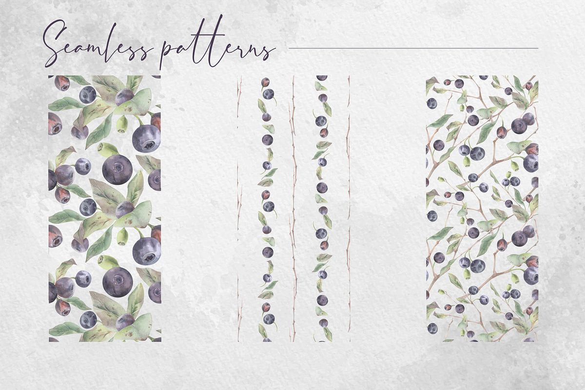 Forest huckleberry berries, a Food Illustration by MsFlaffy (Photo 11 of 11)