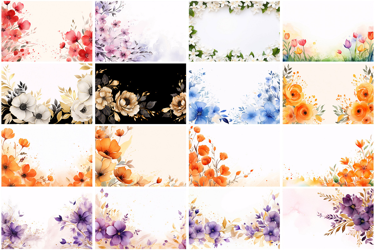 Wedding Flowers Frame Background, a Background Graphic by Forhadx5 (Photo 6 of 7)