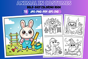 78 Easy Animal in Costumes Book, an Animal Illustration by Coco Bloom (Thumbnail 1 of 10)