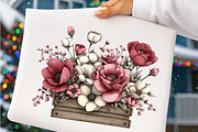 Spring Flowers Clipart Bundle, a Transportation Illustration by SinaCreation (Thumbnail 5 of 7)