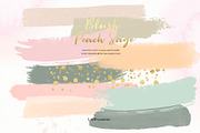 Blush Peach Sage flowers, a Texture Illustration by LABFcreations (Thumbnail 8 of 13)