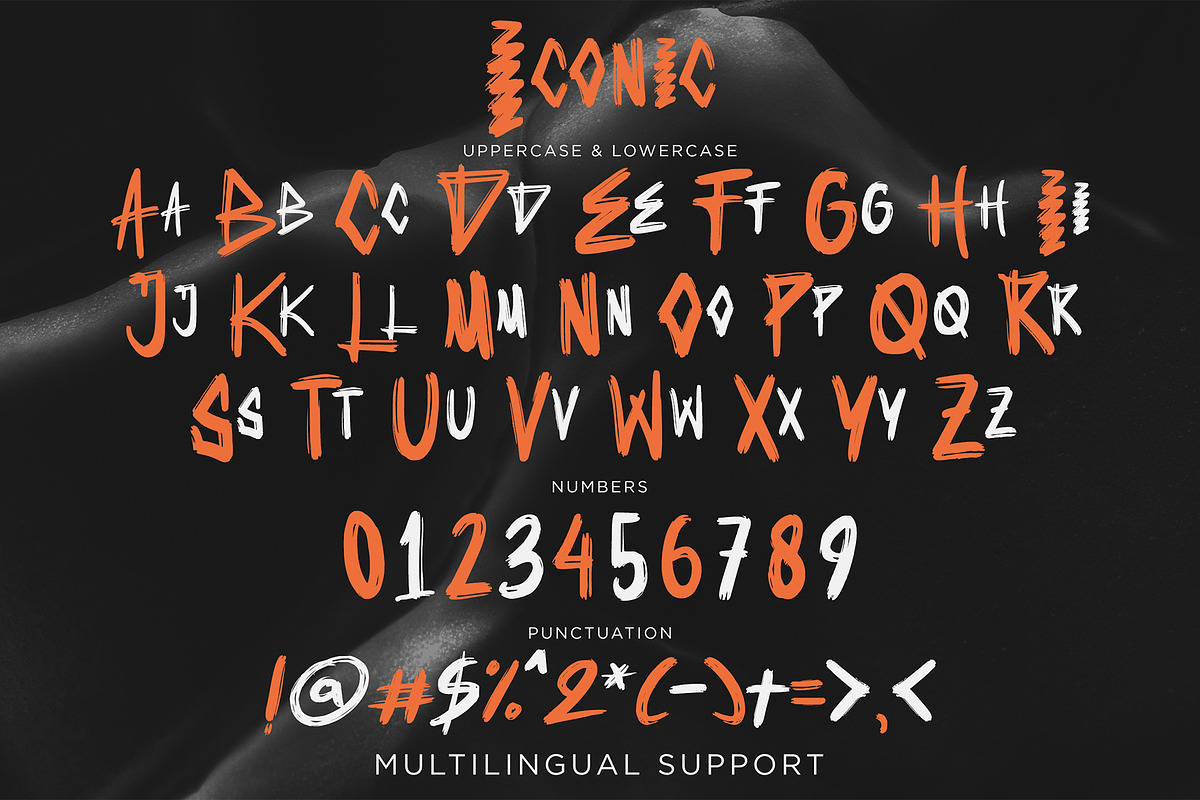 Iconic – Bold Brush Font, a Handwritten Font by Dm Studio (Photo 6 of 7)