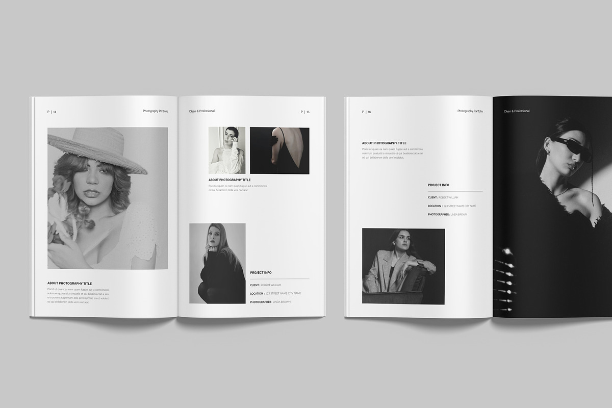 Photography Portfolio Canva Template, a Brochure Template by NorthPeak (Photo 7 of 14)