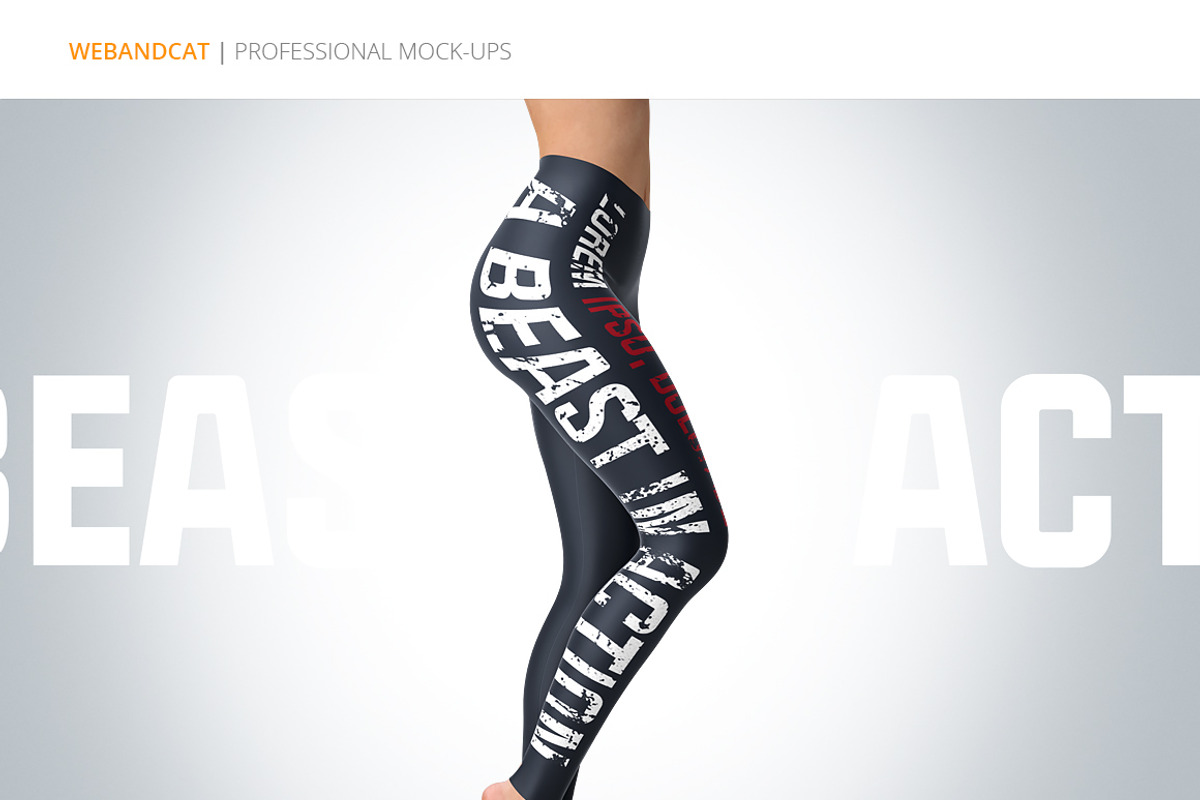 Leggings Mock-Up, a Bottom Mockup by WebAndCat (Photo 5 of 8)
