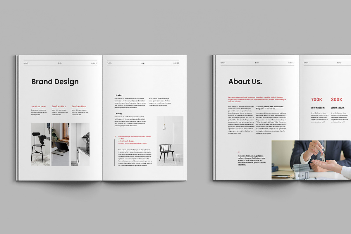 Interior Portfolio Template preview 5