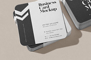 Square Business Card Mockup, a Product Mockup by ZippyPixels (Thumbnail 7 of 7)