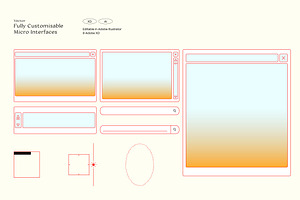 3in1 Gradients Templates Bundle