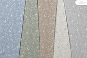 Birds - 6 color Seamless Pattern, a Wallpaper Graphic by InaCorart (Thumbnail 6 of 8)