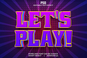 Let's play Editable Psd Text Effect, a Layer Style Add-On by bdrobin