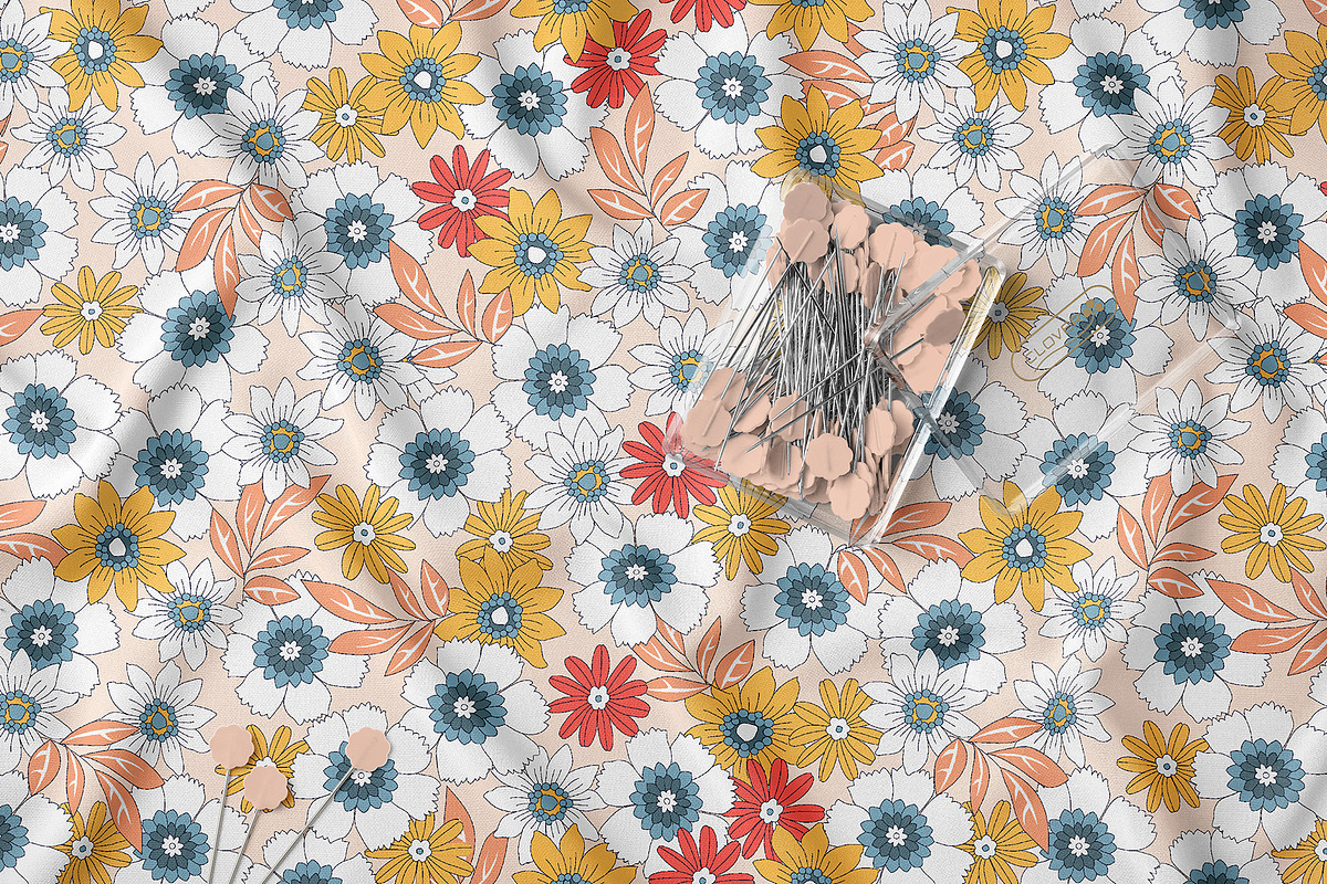 Beautiful Summer Floral Pattern, a Pattern Graphic by StudioGlouna (Photo 9 of 9)