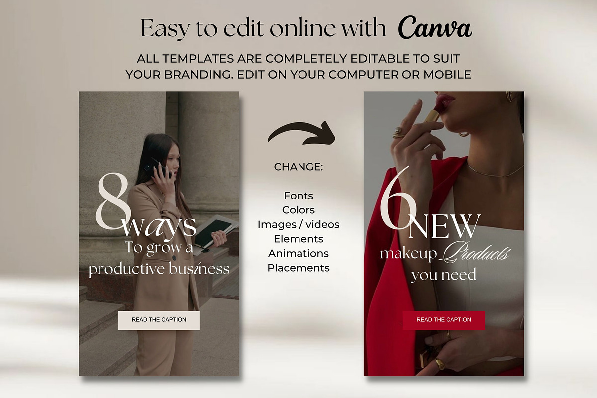 Engagement video reels boss babe, a Social Media Template by Studio Suvelle (Photo 3 of 6)