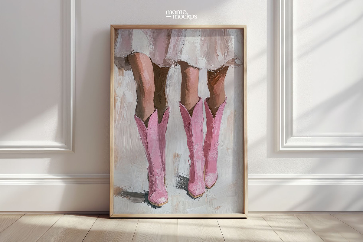 DIN A Frame Interior Mockup PSD, a Household Mockup by momomockps (Photo 4 of 10)