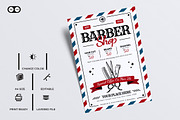 Barber Shop Flyer, a Flyer Template by Siska Arista (Thumbnail 2 of 2)