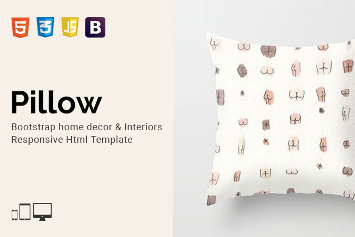 Pillow - Home Decor Html Template, a Bootstrap Template by ThemeTidy Shopify Agency (Photo 1 of 2)