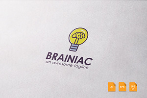 Brainiac Logo Template