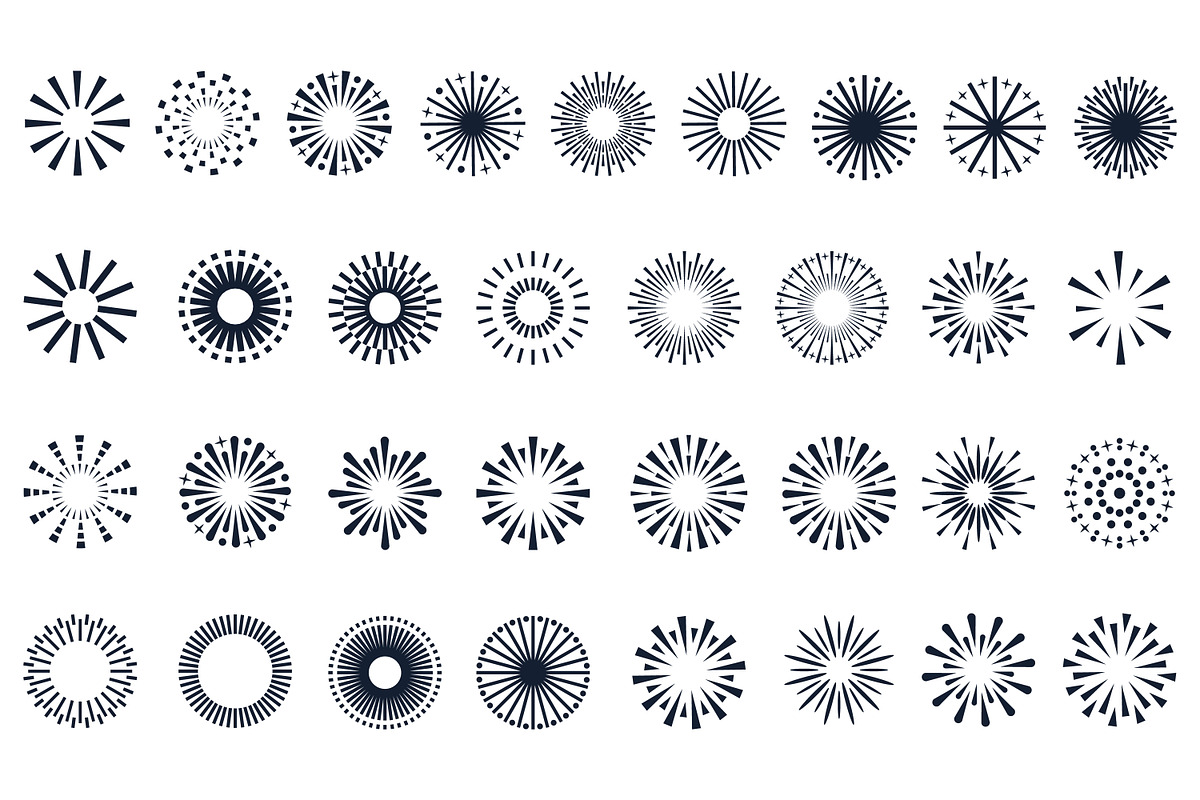 fireworks explosion design vector, a Branding & Logo Template by BARONSTD (Photo 2 of 3)