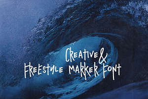 Blue Dream - Crazy Handwritten Font