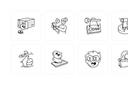 Shopping Doodle Icons, an Outline Icon by Vectors Market (Thumbnail 10 of 10)
