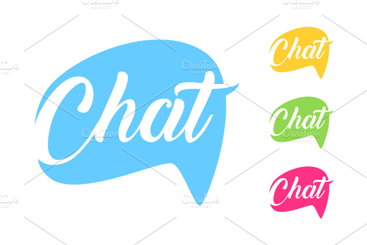 Chat Social Media Business Symbol, a Branding & Logo Template by Toko Pak Sabar (Photo 3 of 7)