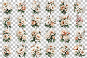 Watercolor Lavender & Ivory Floral, an Illustration by DreamCafeArt (Thumbnail 3 of 6)