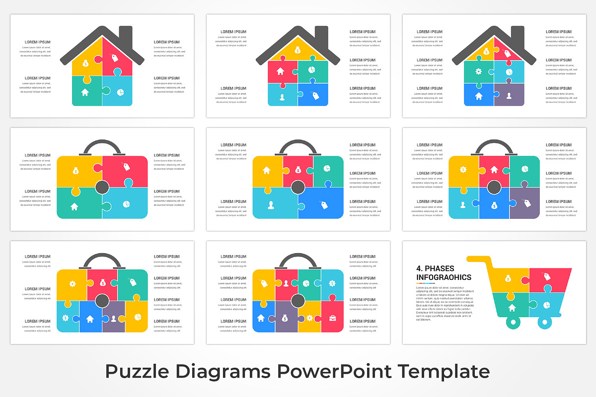 Puzzle Infographics PowerPoint, a Presentation Template by GraphicStan (Photo 11 of 13)