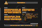 Madsden - Futuristic Font, a Sans Serif Font by Snape Design Studio (Thumbnail 2 of 5)
