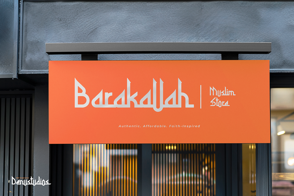 Salafushalih | Modern Arabic Font, a Script Font by Denustudios (Photo 9 of 12)