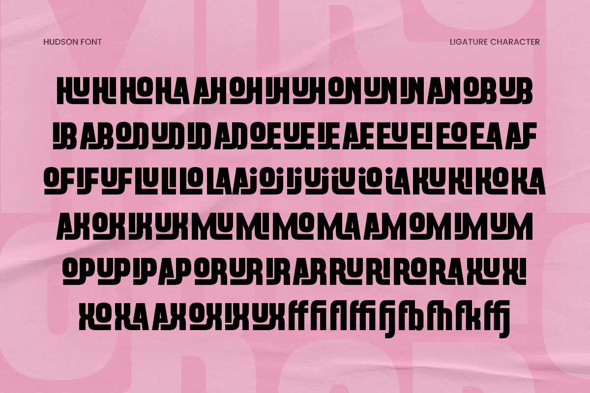 Hudson - Modern Condensed Font, a Sans Serif Font by TokoPress (Photo 10 of 12)