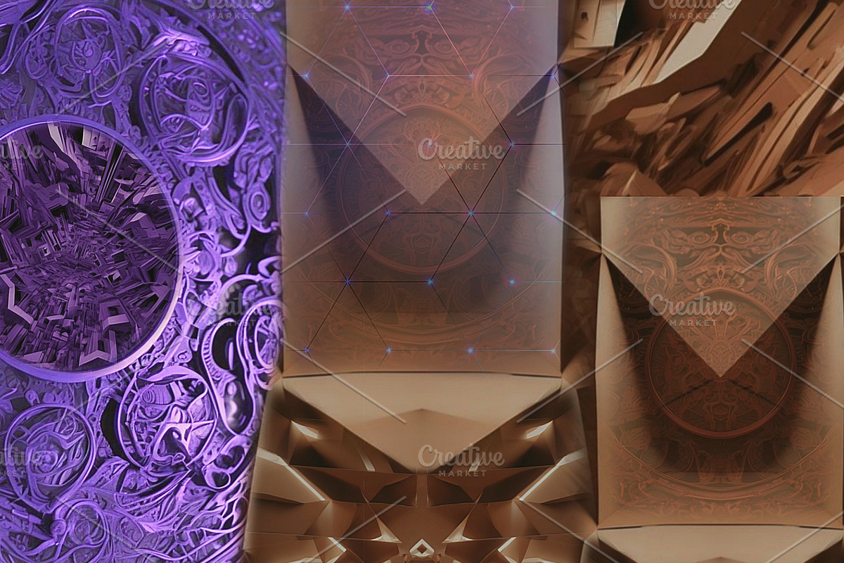 Futuristic background, a Design Template by The black alabaster