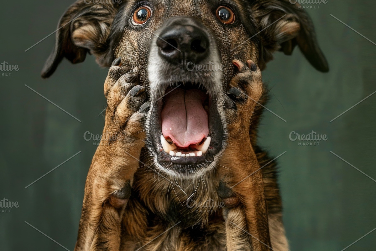 236 surprised animals, an Animal Photo by Handmadefont (Photo 14 of 241)