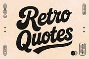 Retro Quotes + PSD Effect, an Object Graphic by Design Squad (Thumbnail 1 of 8)