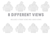 Gildan 18500B Youth Hoodie Mockups, a Hoody Mockup by Pixel Sauce™ (Thumbnail 6 of 6)
