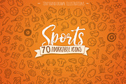 Sports - Hand Drawn Icons, an Icon by Good Stuff No Nonsense (Thumbnail 1 of 5)