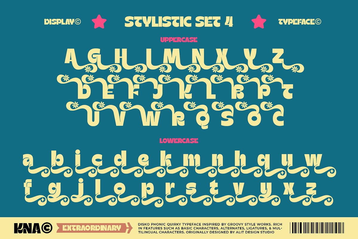Disko Phonic Typeface, a Sans Serif Font by alit design (Photo 14 of 20)