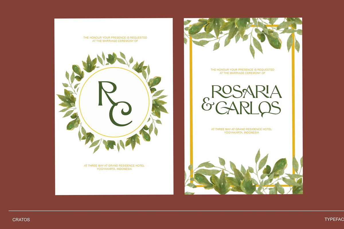 Kratos - Modern Logo Font, a Serif Font by Luna Shop (Photo 6 of 9)