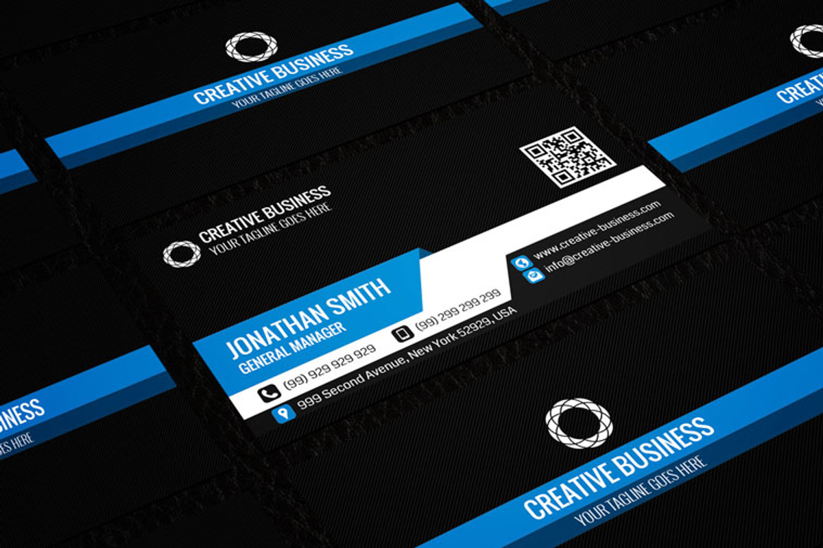 Modern Corporate Business Card CM011, a Business Card Template by annozio (Photo 4 of 4)