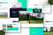 Golf Course - Sport Google Slide, a Presentation Template by Deepslide Studio (Thumbnail 4 of 6)
