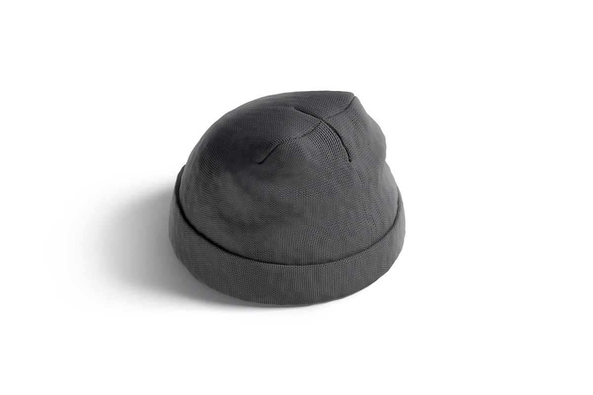 Black Winter Beanie Hat 3D Model, an Object 3D Model by rebrandy (Photo 3 of 9)