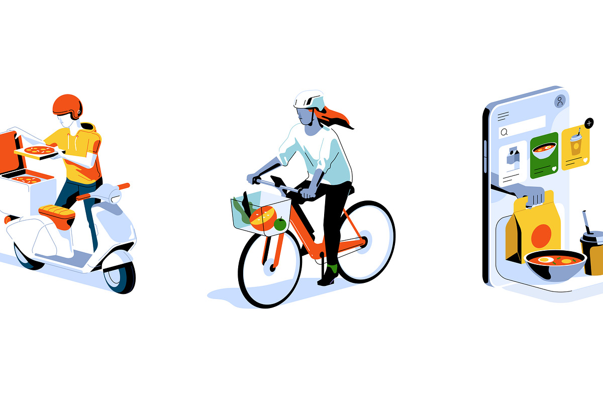 Isometric delivery illustrations, an iPhone Mockup by Formfrom (Photo 11 of 11)