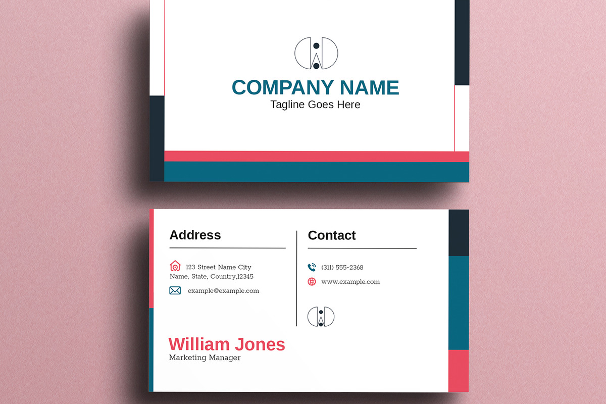 Professional Business Card Template, a Business Card Template by MightyDesign (Photo 3 of 6)