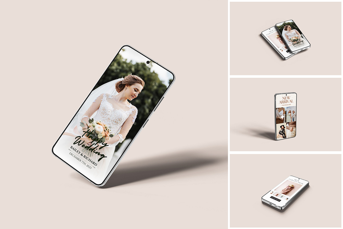 Smartphone Mockup, a Product Mockup by MrLetters (Photo 1 of 5)