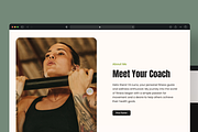 Personal Trainer Fitness Wix Website, a Wix Template by Emilia.Co Design Studios (Thumbnail 4 of 6)