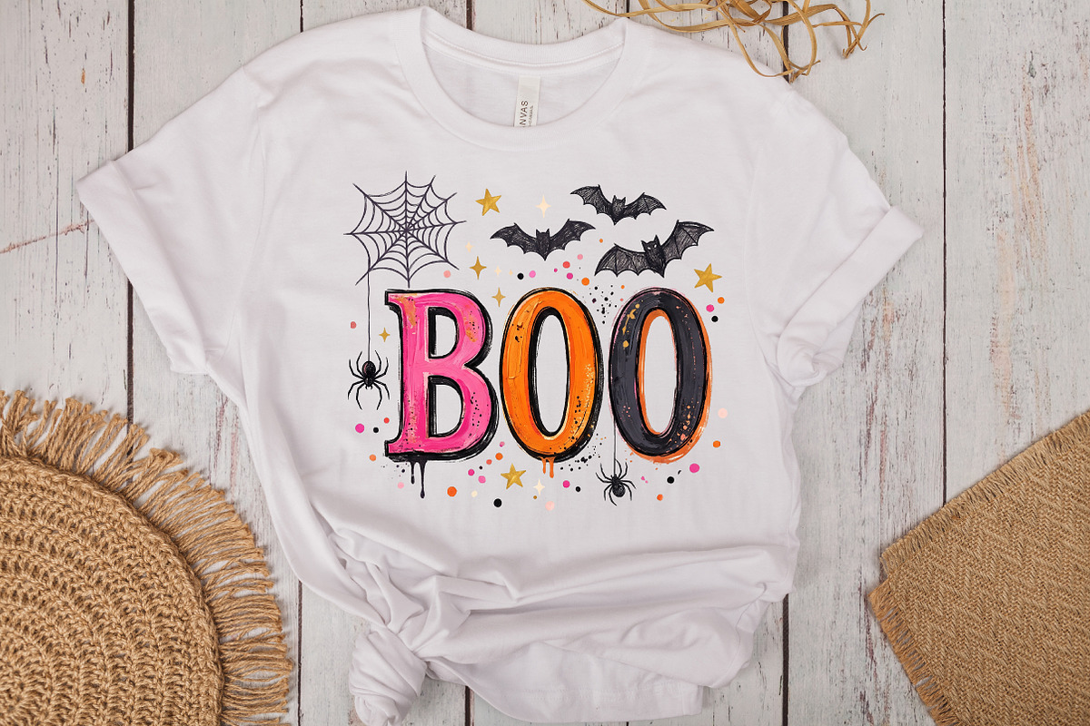 BOO Halloween PNG Halloween, a Seasonal Illustration by CraftArtStudio (Photo 2 of 4)