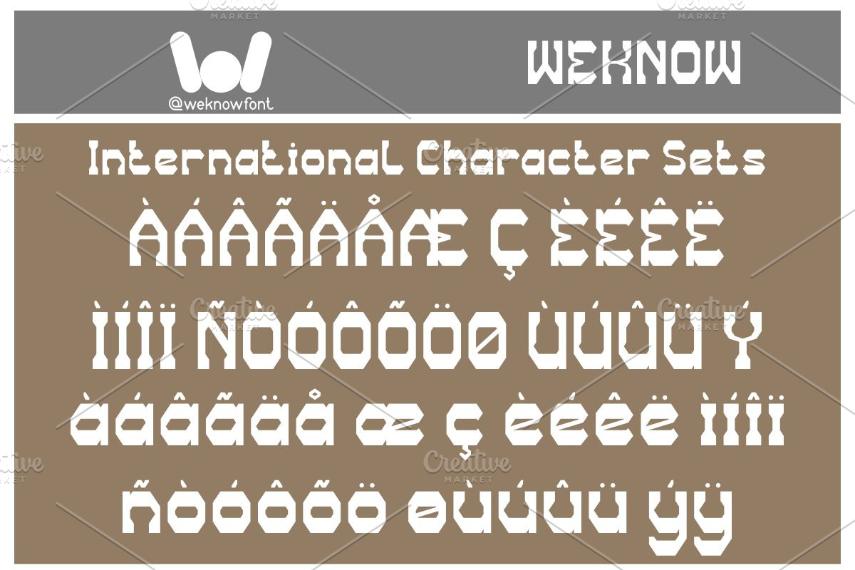 Mission Timeline font, a Font by weknow (Photo 8 of 8)