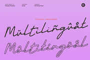 CS Shasta Pixel, a Script Font by Craft Supply Co. (Thumbnail 7 of 8)
