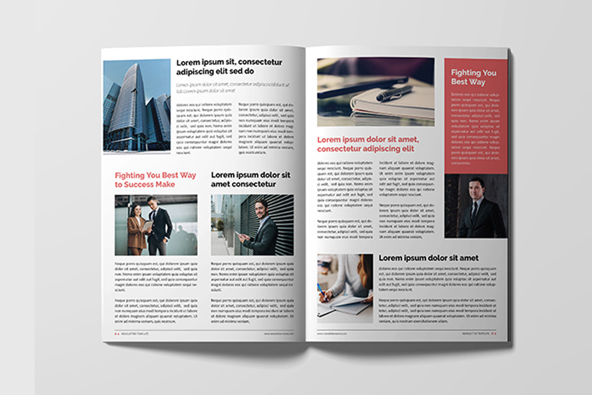 Business Newsletter Template, a Magazine Template by xtratimebd (Photo 2 of 5)