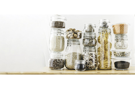 Banner with assortment of uncooked, a Food & Drink Photo by Enjoy Photo