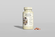 Supplement Bottle Packaging Mockup, a Cups & Container Mockup by swsi-studio (Thumbnail 5 of 6)