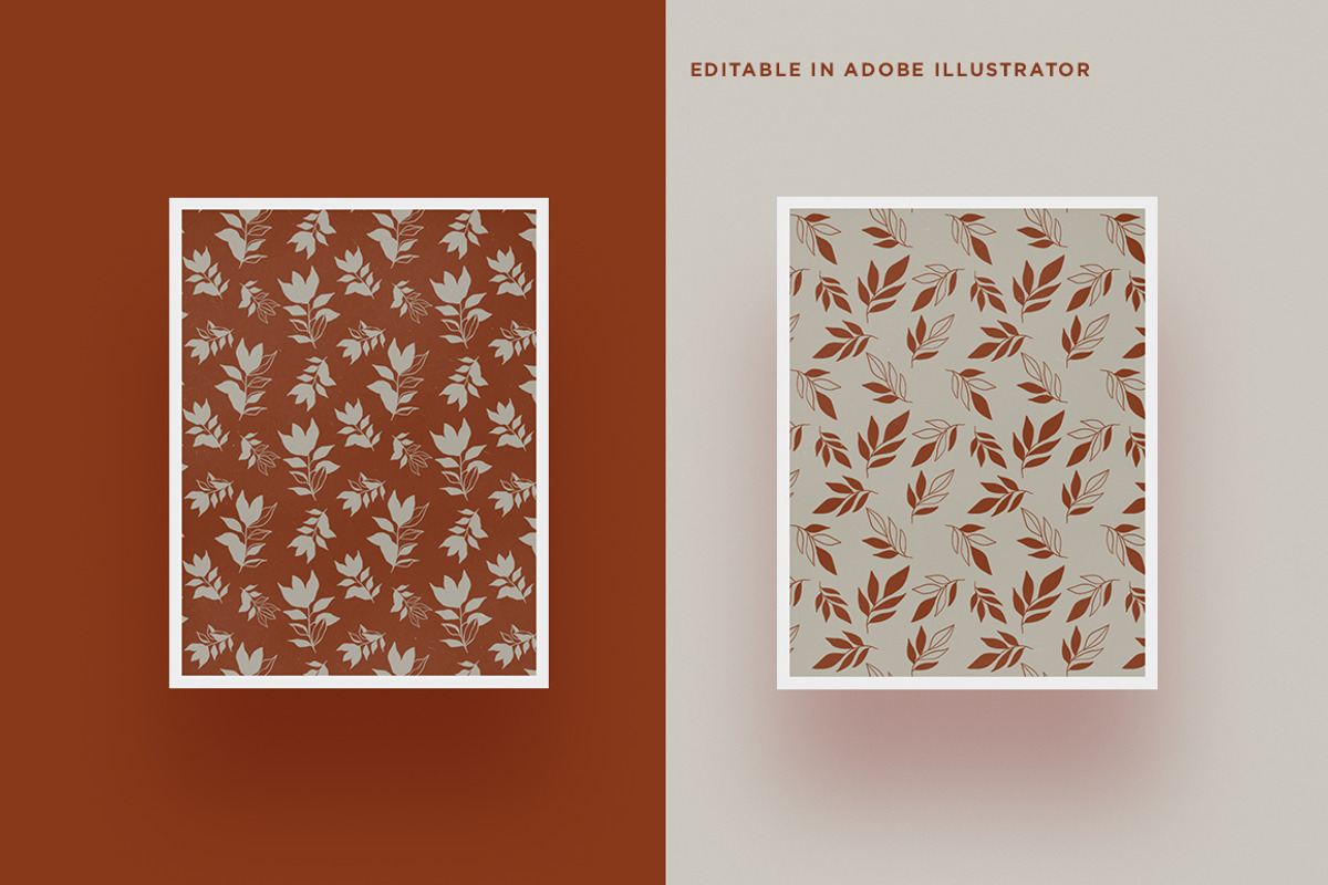 Botanical Seamless Patterns V2, a Pattern Graphic by PixelHive Pro (Photo 11 of 17)